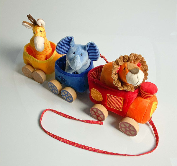 Sigikid Safarizug Nachziehspielzeug PlayQ